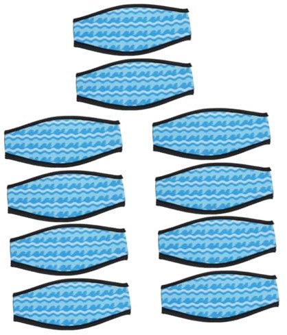 BESPORTBLE 5 Sets Schnorchelausrüstung Für Erwachsene Tauchmaske Bequeme Haarschutzhülle Einfach Zu Verwendendes Neoprenband Waschbar Schnorchelzubehör 2 Stück X 5