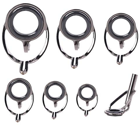 Angelruten-Set, Angelruten-Reparatur-Set, Angelruten- und Angelrolle, 7-teilig