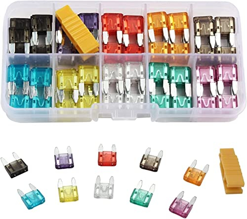 120 STÜCKE Sicherung Car Kit Assorted Auto Car Truck Standard Flachsicherung Sortiment 2A 3A 5A 7.5A 10A 15A 20A 25A 30A 35A