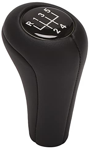 Borimend Pommeau de Levier de Vitesse Manuelle à 5 Vitesses pour E28 E30 E32 E34 E36 E38 E39 E46 X1 X3 X5 Z1 Z3 Z4
