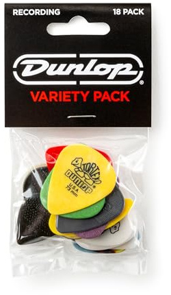DUNLOP - PVP120 - médiators Recording Variety Pack, sachet de 18
