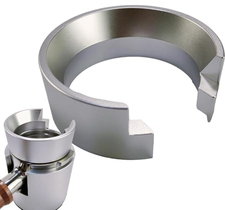 Embudo dosificador de café, dosificador, colector de polvo, anillo dosificador, componente de café robusto y eficaz para