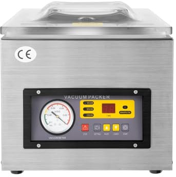 LIULIQ Desktop Vacuum Packaging Machine, Industrial Automatic Sealer Packing Machine with Extended Sealing Strip and Pure Copper Transformer, Wet and Dry Use for Food Saver, Home, Commercial Using
