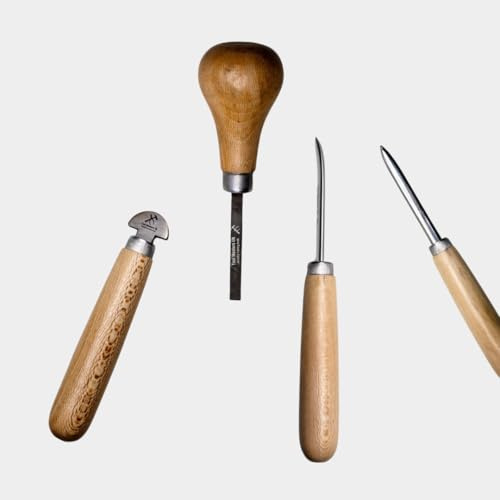 NS crafts Burnishers Bezel Roller and Pusher Stone Setting 4 pcs Jewelry Making Tools