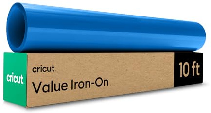 Cricut® Value Iron-On, Blue (12 in x 10 ft) - HTV Heat Transfer Vinyl