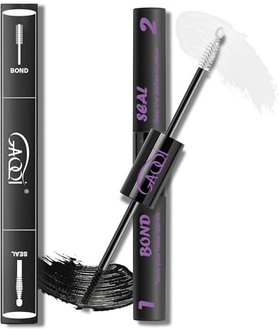 GAQQI Lash Cluster Glue, Lash Bond and Seal Waterproof Eyelash Glue for Eyelash Clusters, Strong Hold Adhesive for DIY Use, Latex-Free Safe Formula