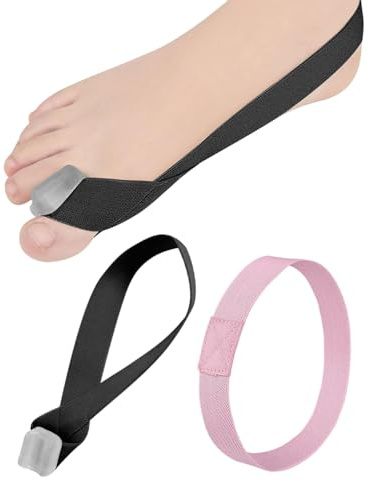 KEMUZ Hallux Valgus Korrektur & Zehenspreizer Set (2 Stück) – Weiches Silikon für schmerzfreies Gehen | Ideal bei Fußfehlstellungen