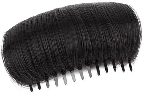 Espuma de memoria para el cabello Dickeing Pad Invisible Mejorador con Peine Desmontable Aplicación Rápida Para El Cabello Mañana Ocupado Fibra De Alta Temperatura Almohadilla de Pelo