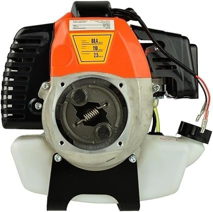 Ricambio Motore da 52 cc per Decespugliatore Tagliaerba Trivella Rasaerba Tosaerba Potatore e 4 in 1, monocilindrico Raffreddamento ad Aria, scoppio 2 Tempi + omaggio bottiglia di miscela da 100ml