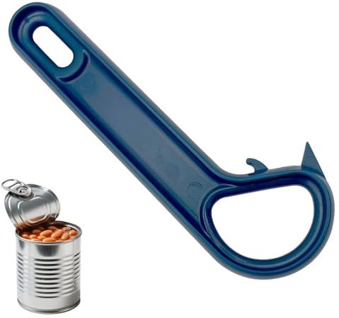 Ring Pull Can Opener, Easy Open Any Pull Tab Cans for Seniors, Arthritis, Parkinson's Aids, Beer, Soda, Pet Food Cans Ergonomic Kitchen Gadget & Daily Living Gift