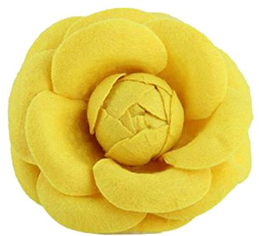 Cheerlife Ansteckblume, Haarblume Haarschmuck Haarblüte Haarclip Haarklipp Blumen Brosche Blumen Gelb