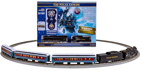 Lionel The Polar Express LionChief 2-8-4 Set with Bluetooth Capability, HO Gauge Model Train Set with Remote