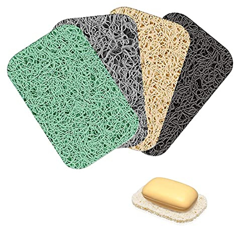 Seifenschale Seifenheber Seifenhalter Seifenschoner Seifenkissen Luffa Schwamm Soap Saver Bio Seifenkissen Seifenschoner Dusche Seifenheber für Dusche Bad Küche Arbeitsplatte Verlängert Soap Life