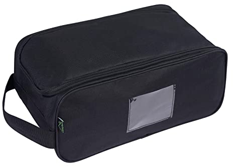 CampTeck U7237 Polyester Unisex Schuhtasche, Schuhbeutel, Sportschuhtasche, Fußballschuhtasche, Golfschuhtasche - Schwarz