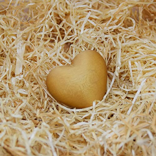 naturling Holzwolle Füllmaterial - 10kg Bio Verpackungsmaterial für Deko Geschenk Karton Pakete - unbehandelte Fichtenholzwolle