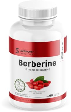 Berberin 500mg 90 Kapseln – Natürliches Extrakt aus Berberis Aristata, vegan, ohne Zusatzstoffe, professionelles Sport Supplement | INSPORT Nutrition