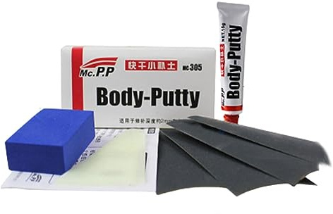 VUIUYOIES Kits de remplissage de mastic anti-rayures pratiques et pratiques pour la restauration de la carrosserie de la voiture, plastique efficace, puissant et facile à utiliser