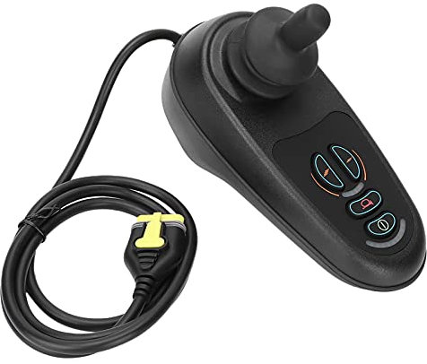 JEOZBM Controlador de Joystick para Silla de Ruedas, Reemplazo del Controlador de Silla de Ruedas Eléctrica de 4 Teclas, Accesorios para Silla de Ruedas Eléctrica para PG VR2 D51427