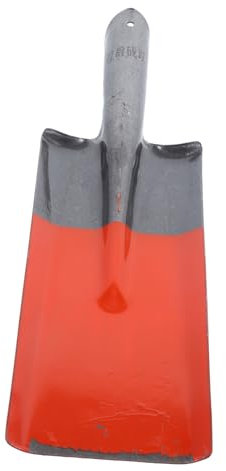 Pelle de Jardin en Fer Orange, Outil Solide pour Cour et Balcon