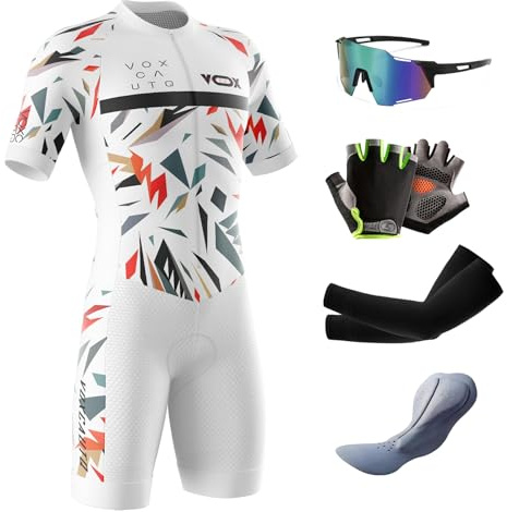 Summer Cycling Skinsuit Triatlón for Hombres,Triatlón de Hombres Triathlon,Traje de Triatlón de Manga Corta para Hombre,2024 Nuevo Pro Manga Corta Traje (Typ-1,XXL)