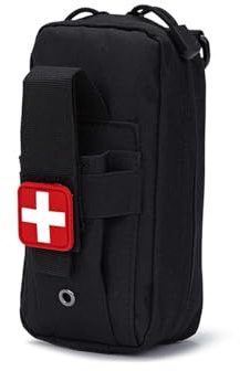 Feloyal Bolsa Médico Riñonera Táctica de Emergencia Riñonera Militar, Bolsa de Primeros Auxilios EMT para Escalar, Acampar, Caminar