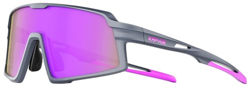 KAPVOE occhiali da sole polarizzati per bambini occhiali da sole da baseball giovanile per ragazzi ragazza SUV400 occhiali da ciclismo per softball sportivo da corsa K251