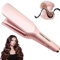 Vmxlso Fer a Onduler Cheveux, 32mm Boucleur a Cheveux, Fer à Onduler, Fer a Gaufrer les Cheveux, Fer a Friser Boucler avec 5 Températures Réglables, Boucleur Wavy pour Tous les Types de Cheveux (Rose)