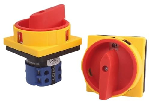 Interrupteur de transfert universel à distance LW26GS-20/04-2 20 A, 4 pôles, rotation de coupure de courant, charge triphasée 380 V, marche/arrêt(63A M3 hole68x68)
