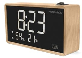 Sveglia con proiezione - THOMSON - Legno