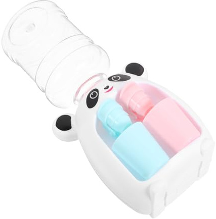 Kisangel Mini Dispensador de Agua para Doble Salida Diseño de Dibujos Animados Juguete Interactivo y Compacto para Seguro Interiores y Decoración Infantil