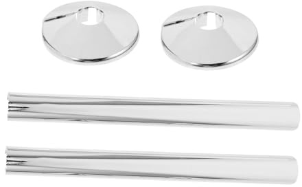 DOITOOL Radiator Pipe Covers and Plumbing Flange Pipe Cover Decoration Kit 15mm Flange and for Kitchen and Bathroom