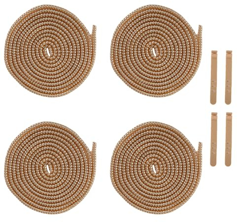 QLD COVER 4pcs 1.6M(5.25FT) Spiral Cable Protector, Multicolor Suitable for Most Phone/Pad/Laptop USB Wire Cord Savers Protection Cover Anti-break Wrap Charger Data Line Cables Sleeves, Laser Brown