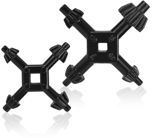 Lot de 2 Clés à Mandrin 4 en 1, 4 Tailles Multifonctionnelles Universelles en Alliage de Zinc et Acier pour Perceuses à colonne Outils Électriques (Petites et Grandes)