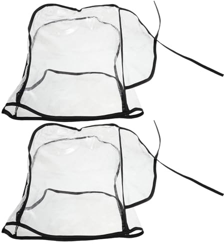 PLAFOPE Lot de 2 Housses de Guidon Imperméables et Coupe-Vent pour Moto et Vélo Électrique Protection Pluie et Froid Compatible Scooters et Vélos de Route Design Ergonomique et