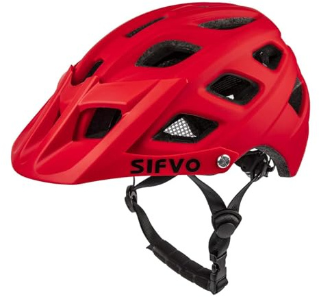 SIFVO Kids Bike Helmet Kids Helmet Age 6 + Boys and Girls Bike Helmets with Cool Visor, Bike Helmets for Kid, Youth Bike Helmet Adjustable & Lightweight (54-57cm)