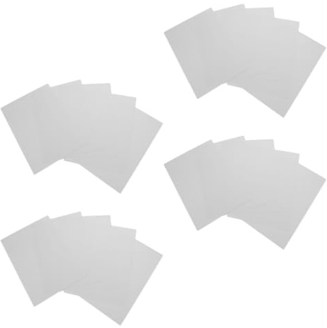 MAJORMENCH Adhesive Puzzle Sheet with Smooth Application and Flat Seamless Finish Paper Material 50 Sheets White for Jigsaw Puzzles for Secure Assembly and Versatile Display at Home