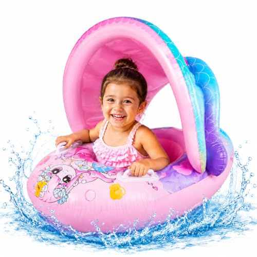 Barchetta Gonfiabile Bambini 70 cm per Piscina e Mare | Formato 70 cm, seduta interna, schienale gonfiabile, maniglie laterali, per piscina, mare e vacanze estive