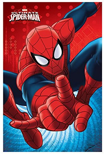 Marvel Spiderman SP-H-BLANKET-25 Couverture Polaire pour Enfant Multicolore 100 x 140 cm