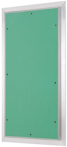 Revisionsklappe Trockenbau 300 x 600 mm – Revisionstür - Wartungsklappe mit 12,5 mm imprägnierter GK-Einlage und Druckverschluss – aus korrosionsbeständigem Aluminium – befliesbar – MW multi werkzeug