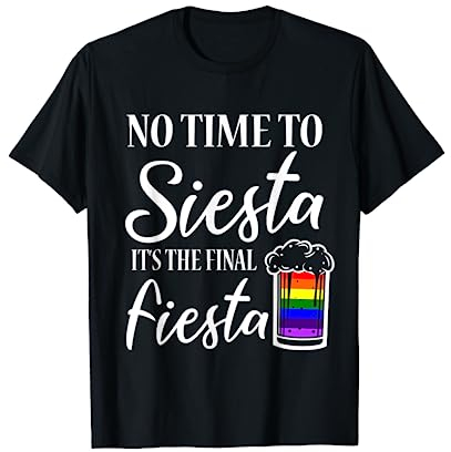 LGBT Pride Gay Bachelor Party Siesta Fidanzamento Maglietta