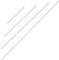 Necklace extender Chain Bulk Silver Extension Chain Stainless Steel Jewelry Extension Chain 4PCS Silver Chain Extender Extension Chains for Necklace Bracelet Anklet Jewellery Making(2 4 6 8 Inch)