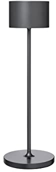 blomus Mobile LED-Tischleuchte FAROL | Aluminium | Farbe Gunmetal | kabellose Leuchte