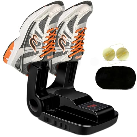 Fleau Smart Sèche-chaussures avec extension - Désodorisant pour chaussures - Chauffe-pieds - Éliminateur d'odeurs - Ozone - Avec boules parfumées et brosse à chaussures