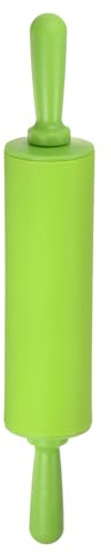 sourcing map Silicone Rolling Pins for Baking 12 Inch Non Stick Rolling Pin Small Roller Playdough Rolling Pins for Dough Pizza Pastry Fondant Kitchen, Green