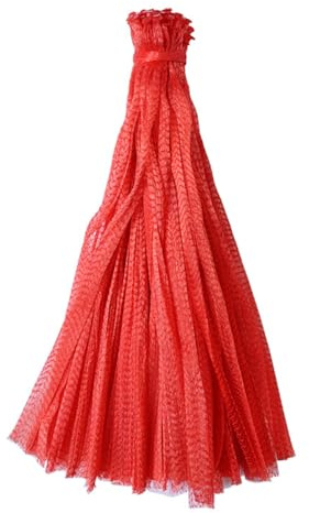Sarini Lot de 100 Sacs de Courses réutilisables en Maille pour légumes et Fruits de mer (60 cm)