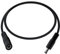 HuaLiSiJi DC5521 Cable 12V 24V 18AWG Cable de Extensión 2.1mm x 5.5mm Plug DC Macho a Hembra para Tiras de Luz LED, CCTV Camera Power, Coche, Monitores (Schwarz, 0.5m)