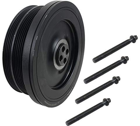 Riemenscheibe Kurbelwelle & Schraube Schraubensatz Kompatibel mit X3 E83 X5 E70 E53 X6 E71 E72 3.0D 11237788611 11237793593 Hopzty