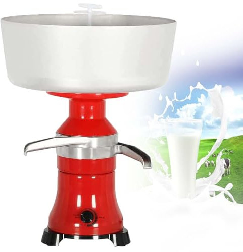 Separatore di crema di latte, alta efficienza 80l/H resa, centrifuga durevole del burro della lega di alluminio per la lavorazione casearia domestica