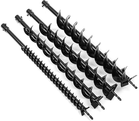 Set di punte da trapano, Trivella a doppia lama da 800 mm, trivella for recinzioni, for terra, for pali a benzina, accessori for utensili elettrici 40/60/80/100(100mm)