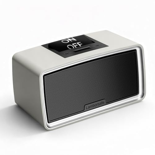 Lamborsafe Lettore musicale semplice per anziani, anziani, pazienti affetti da demenza, lettore audiolibro MP3 con scheda TF da 32 GB per regalo, controllo con un pulsante per Alzheimer, pazienti con